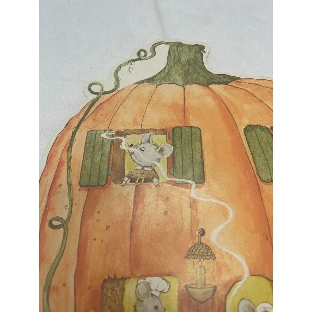 Norcross Die Cut Mouses in the Pumpkin House Fall Cardboard Wall Decoration 12